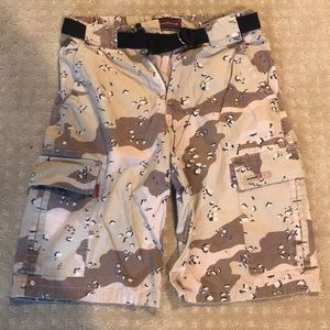 Camouflage Cargo Shorts